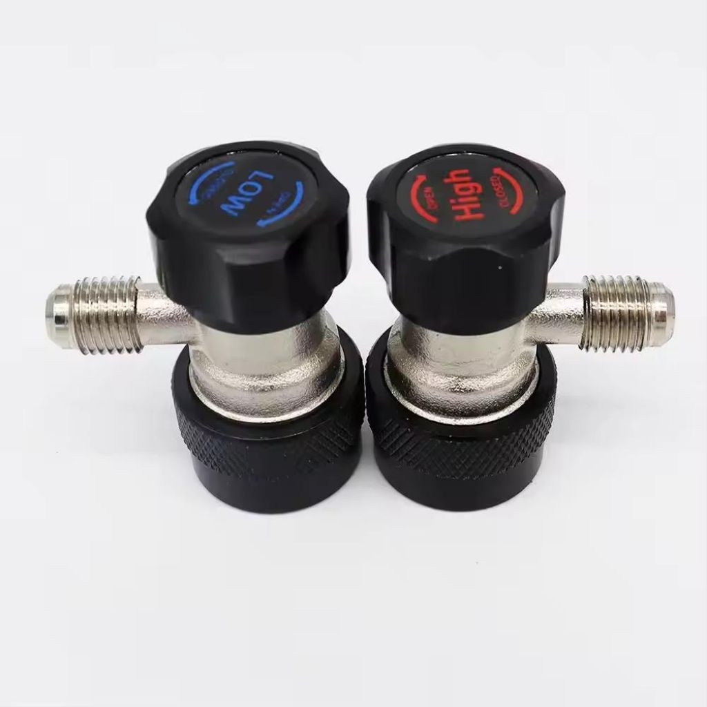 1 pair R-134A Manual Quick Coupler Adapter HP and LP Refrigerant ...