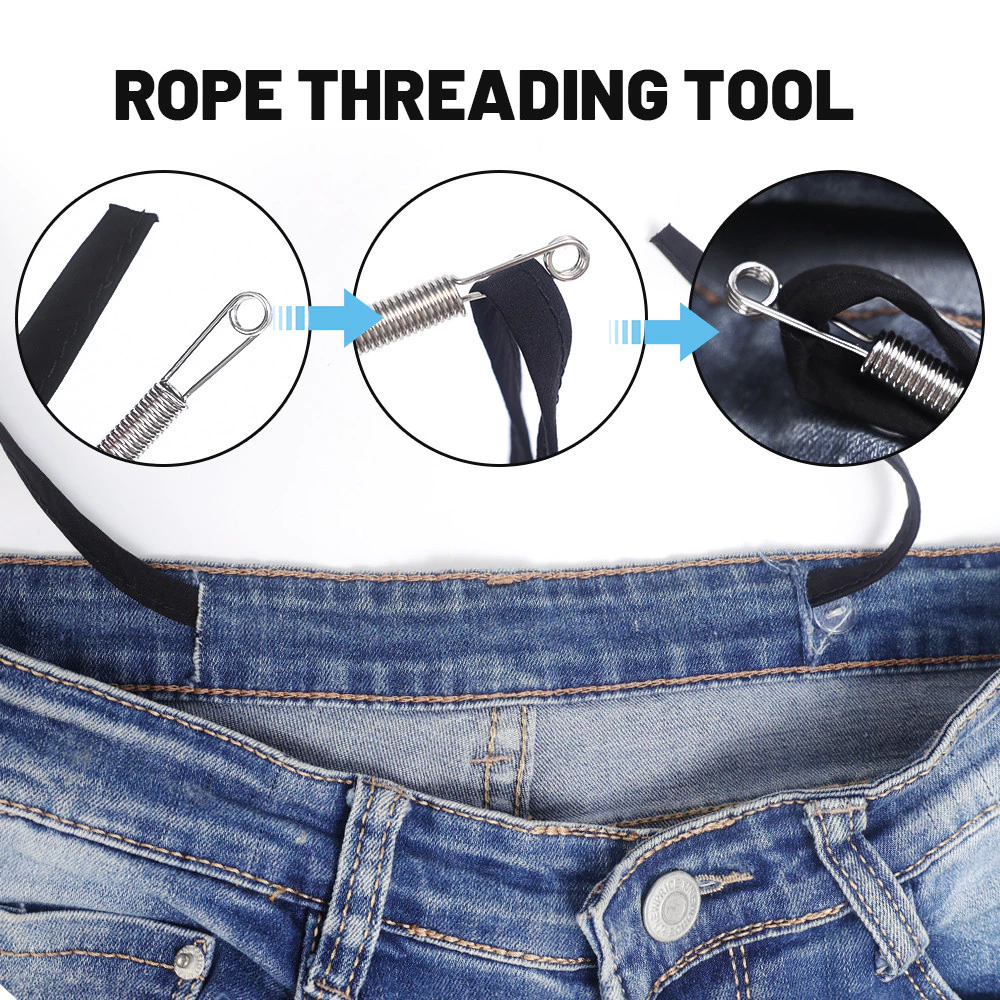 3PC Foldable Spring Rope Threading Tool - Multipurpose Threading Device ...