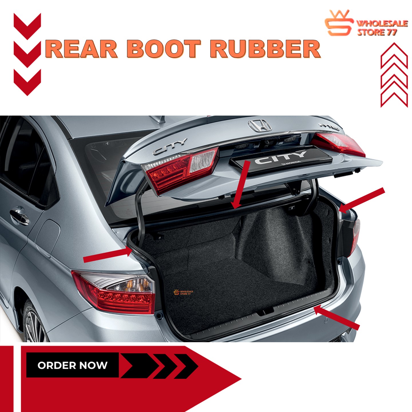 ORIGINAL | PROTON WAJA REAR BONNET RUBBER BONET GETAH TRUNK LID W/STRIP ...