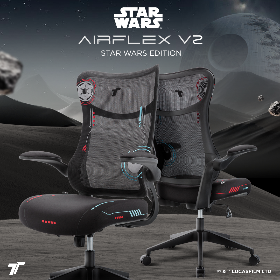 TT AIRFLEX V2 Star Wars Edition Ergochair Mesh Office Chair Ergonomic ...