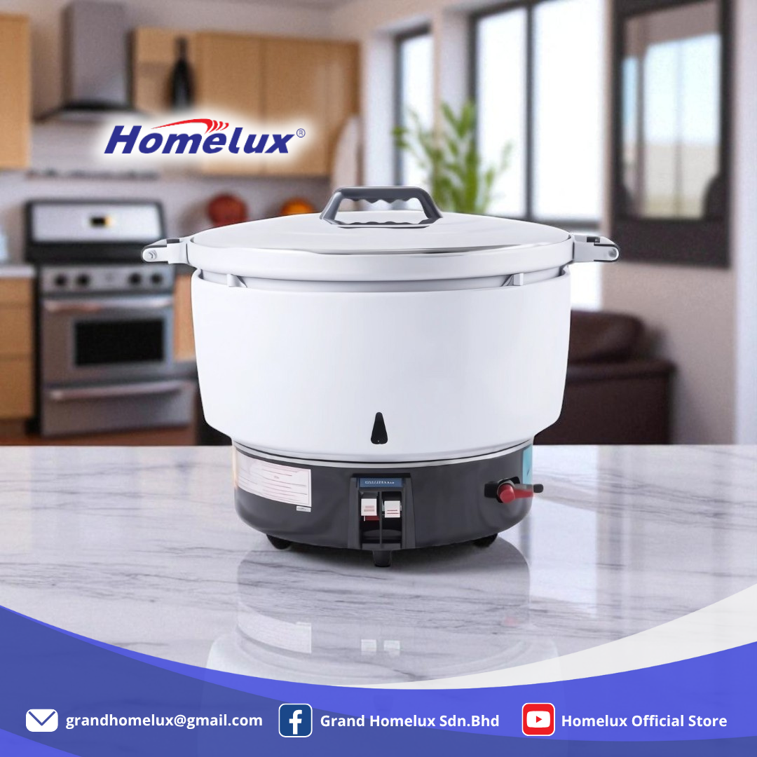 HOMELUX COMMERCIAL GAS RICE COOKER GRC SERIES GRC-10 PERIUK NASI BESAR ...