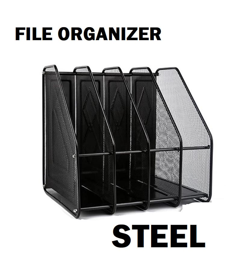 ARHD Fail Rak 4 Compartment Vertical Sorter File Rack File Desk Book ...