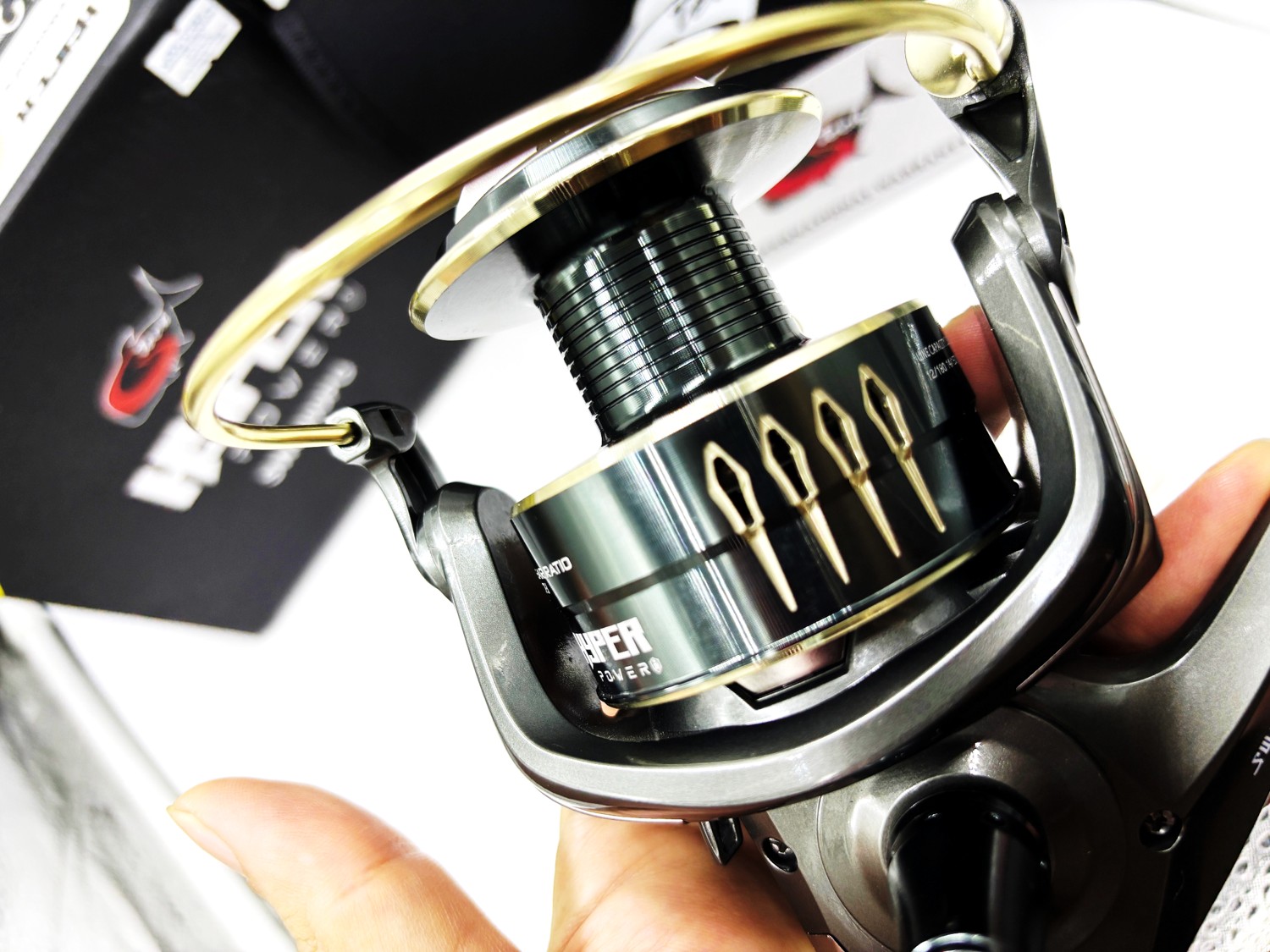 GTECH HYPER POWER Metal Aluminium SW FISHING REEL, Ready Stock | Shopee ...
