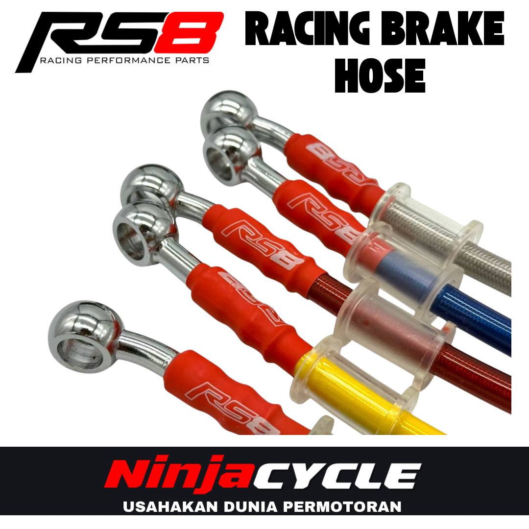 RS8 Racing Brake Hose 60cm 90cm depan belakang y15 y16 135lc rs150 rsx ...