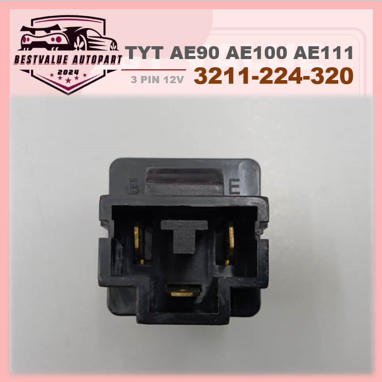 thumbnail image 2 of Flasher Turn Signal Relay 3-Pin For Toyota RAV4 Sienna Lexus - 81980-12070 2 of 6