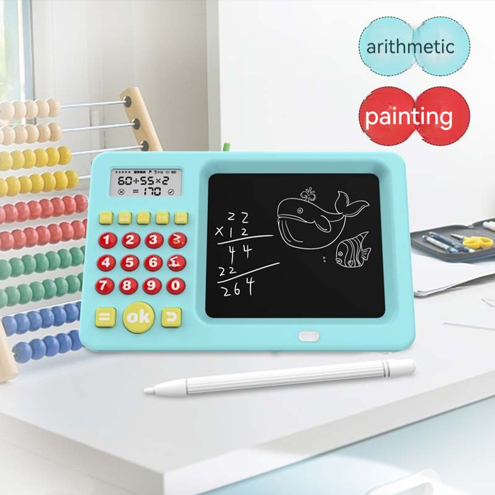 5- 8 years old kids math game LCD Screen writing pad for kids education ...