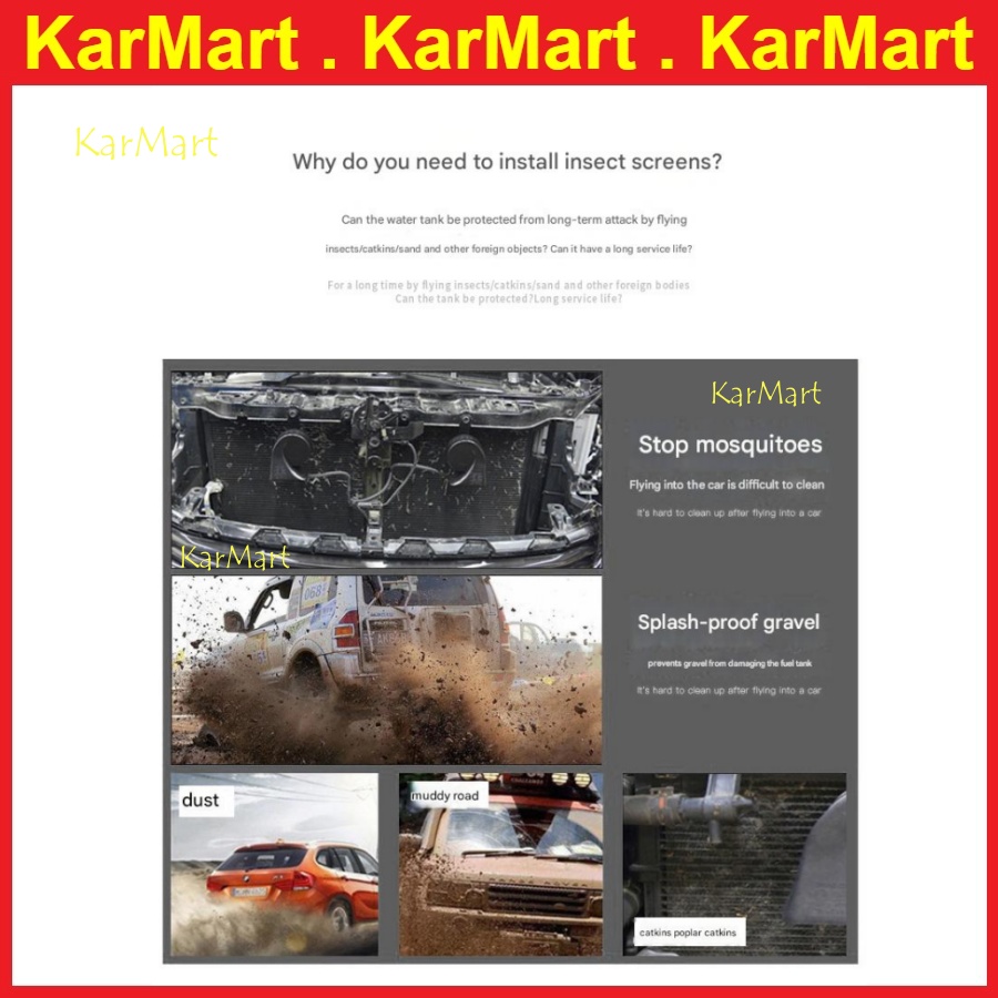 Haval H6 HEV Body Kit Steel Front Grill Grid Insect Proof Net 4 Pcs/Set ...