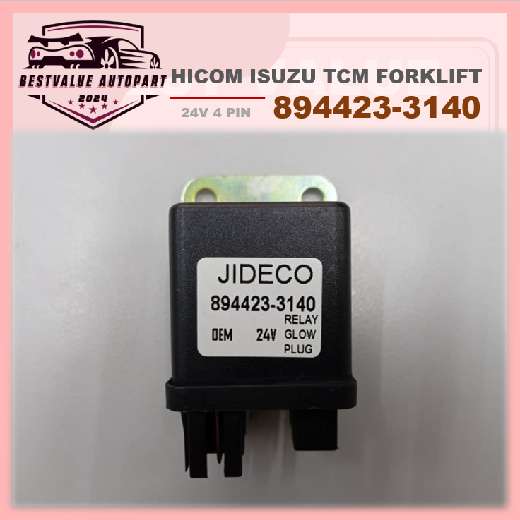 JIDECO RELAY GLOW PLUG 12V 24V HICOM ISUZU NHR HPR TCM FORKLIFT FORD ...