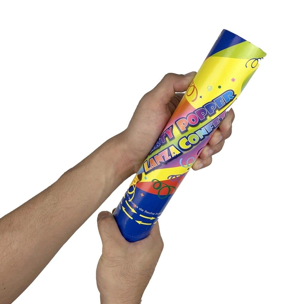 PARTY POPPER Confetti 27.5cm Twist Style Letupan Warna-Warni Sesuai ...