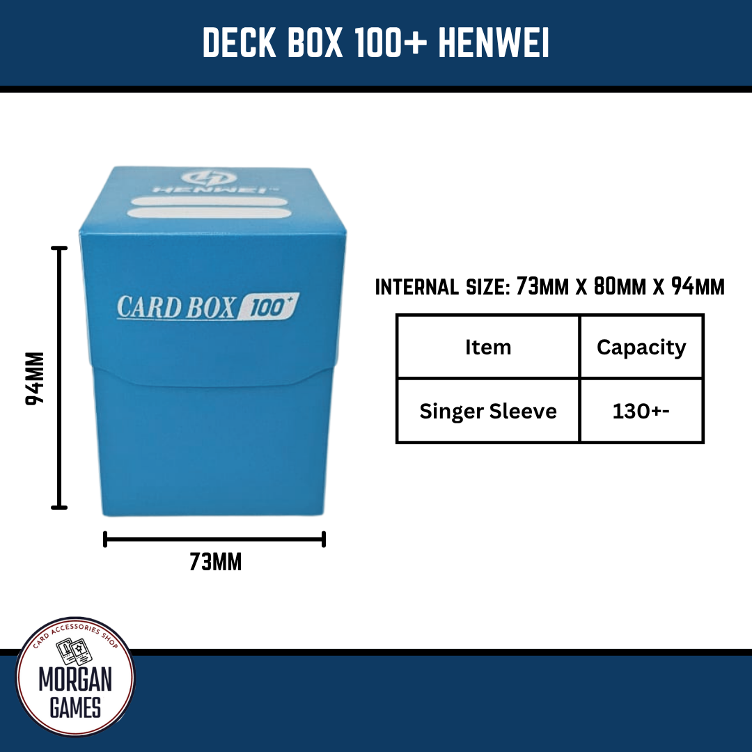 【Morgan Games】[Ready Stock] Henwei PP Deck Box 100+ | Fit for Pokemon ...