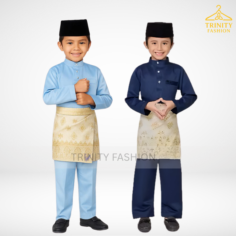 Baju Malayu Tema Raya 2026 Trnading Warna XS-3XL/ 1Y-12Y | Shopee Malaysia