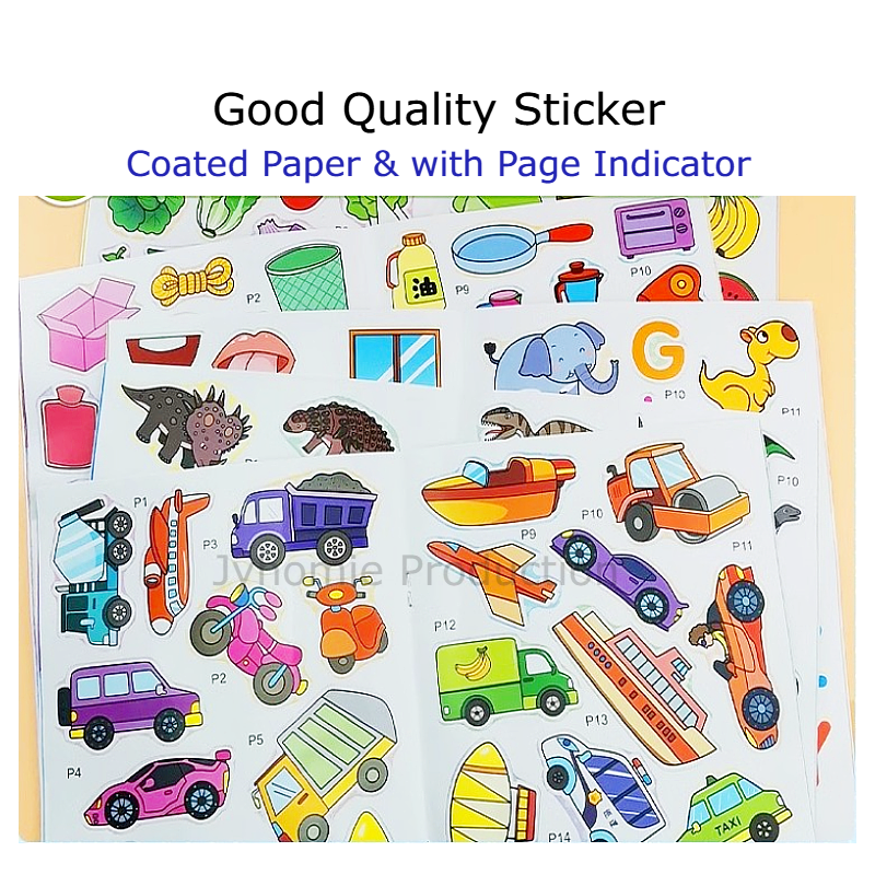 Sticker Book Children Book Sticker Book for Kid Stiker Book Puzzle Book ...
