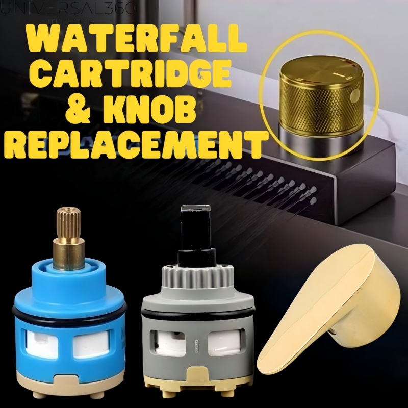 Waterfall Knob Switch Kitchen Valve Core Handle Flying Rain Waterfall ...