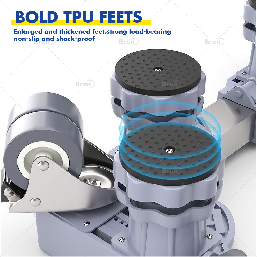 360° Mobility Adjustable Stainless Steel Washing Machine Stand & Dryer ...
