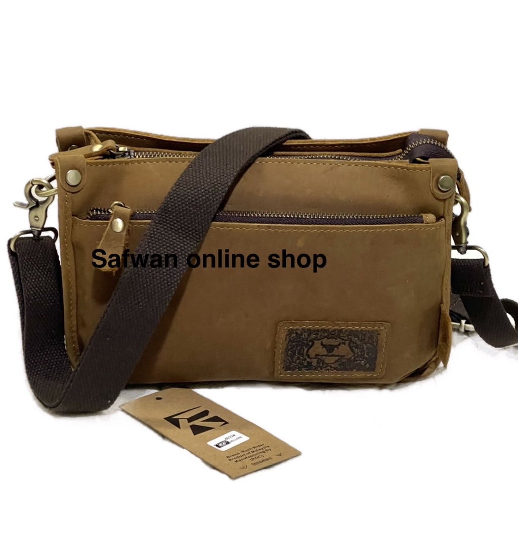 Original Rush Rider Korean Style New Fashion Beg Silang Lelaki Kulit ...