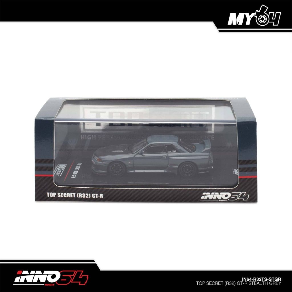 Inno Models Inno64 1:64 Top Secret R32 GT-R Stealth Grey (New & Sealed ...