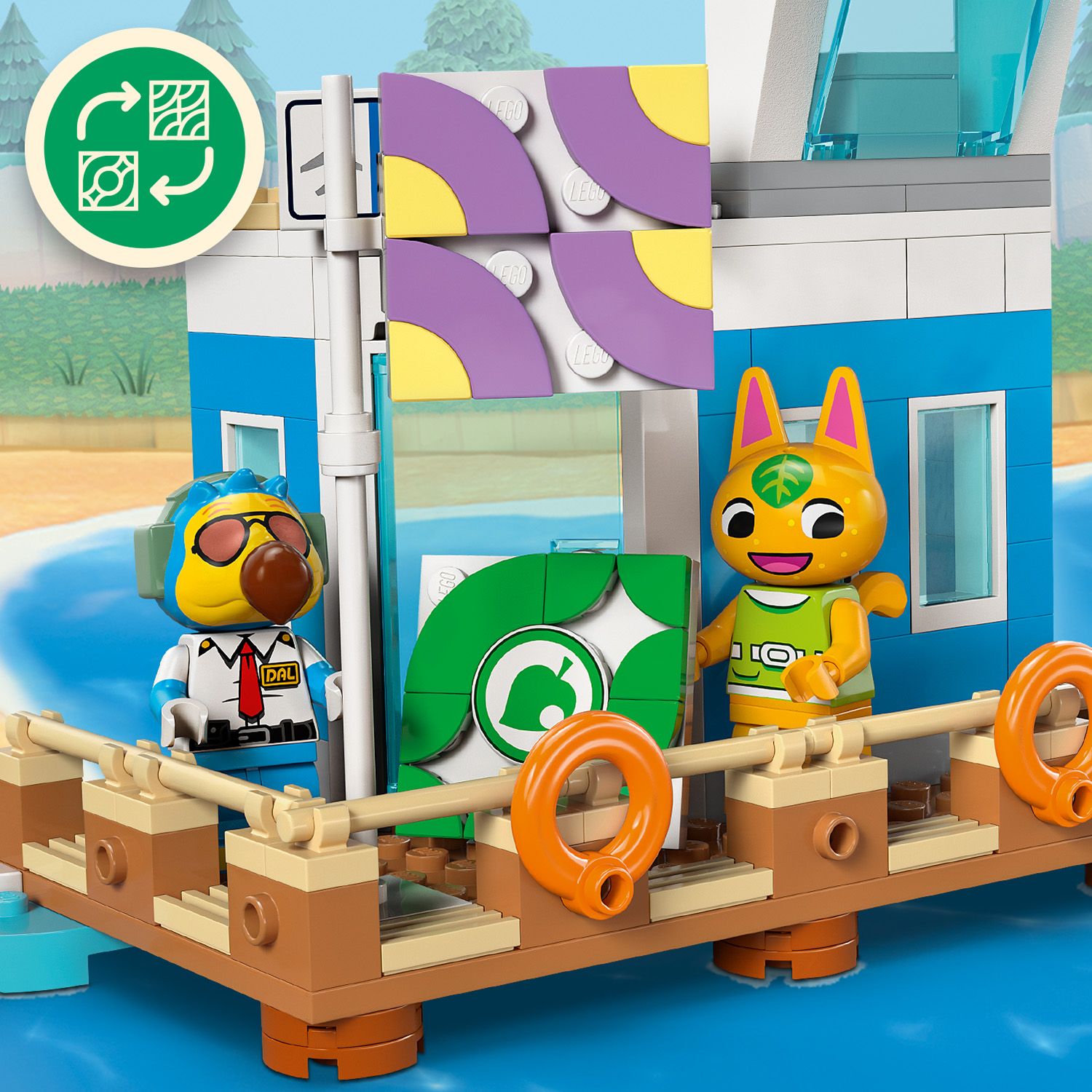 LEGO Animal Crossing 77051 Fly with Dodo Airlines (292 Pieces) | Shopee ...