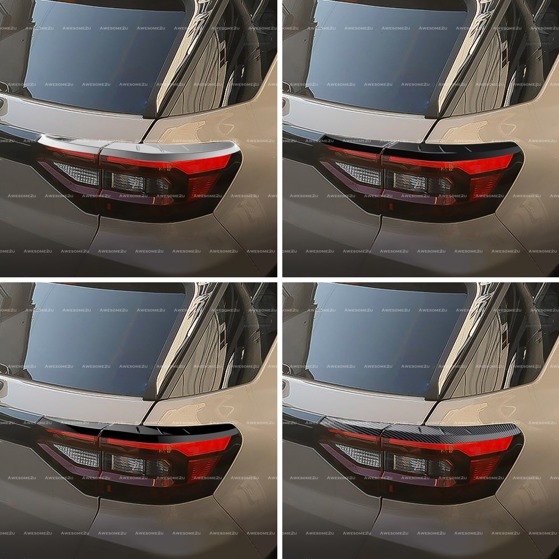 Awesome2u Perodua Ativa Sportivo Rear Tail Lamp Lid Cover Lampu ...