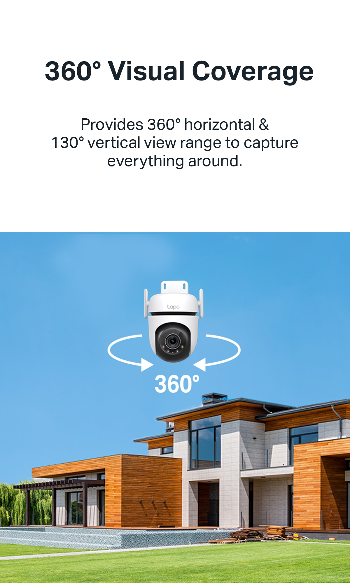 【sirim】tp Link Tapo Outdoor Wifi Wireless Security Camera Waterproof 