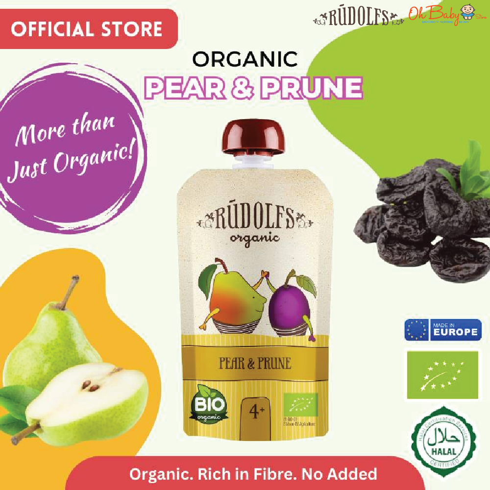Rudolfs Organic Baby Food Pouches 4m+ to 8m+ | Shopee Malaysia