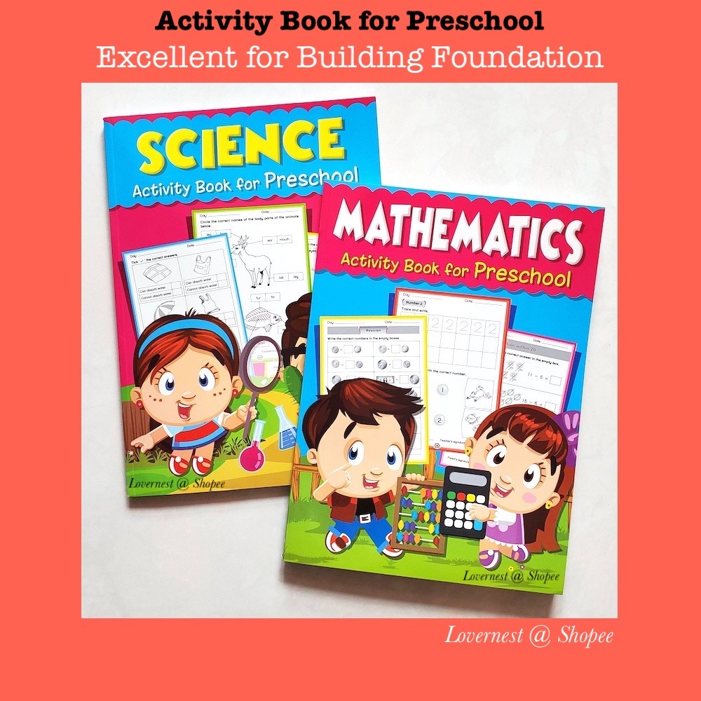LOVERNEST Fun With Science Math Activity Book for Preschool ...