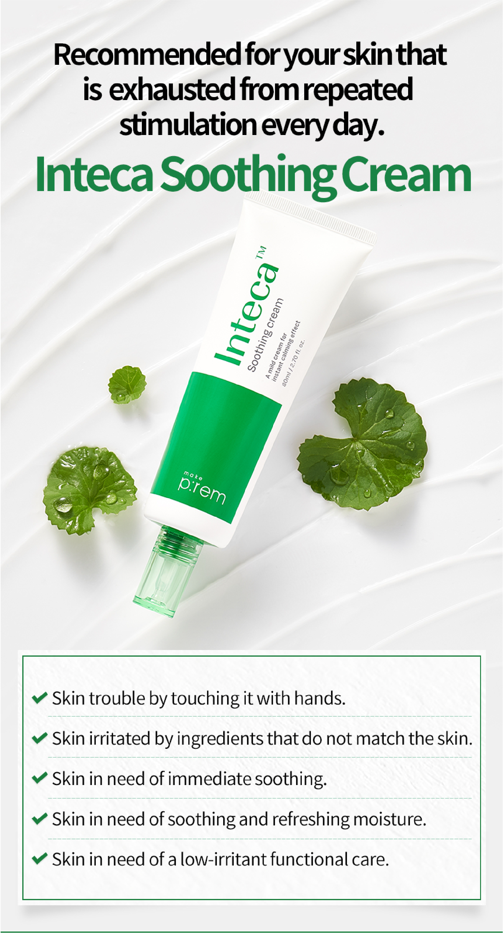 Make Prem Inteca Soothing Cream 31ml/80ml | Shopee Malaysia