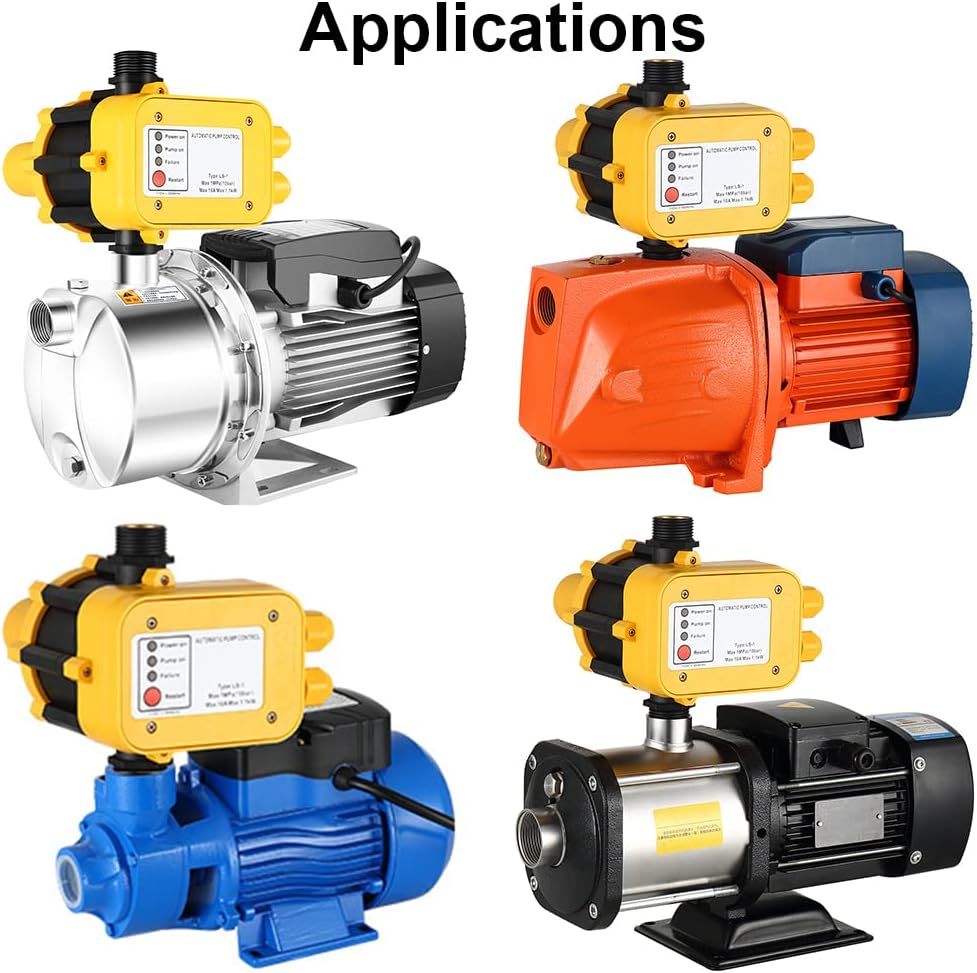 DOZOX Automatic Water Pump Pressure Controller Control Switch Unit ...