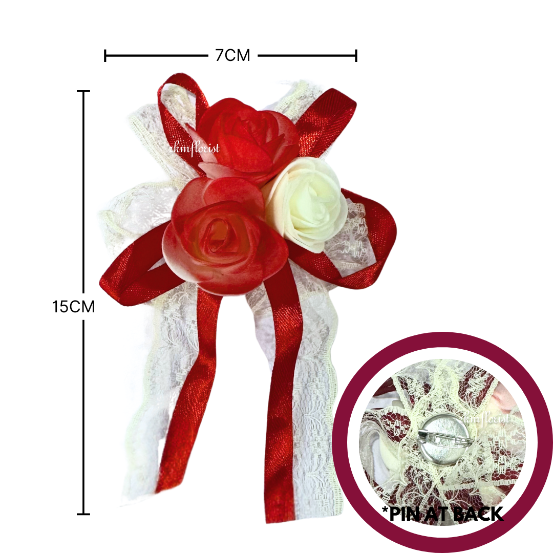 (10PCS) ROZET BUNGA Kendarat Rewang Kahwin kenduri jamuan hantaran ...