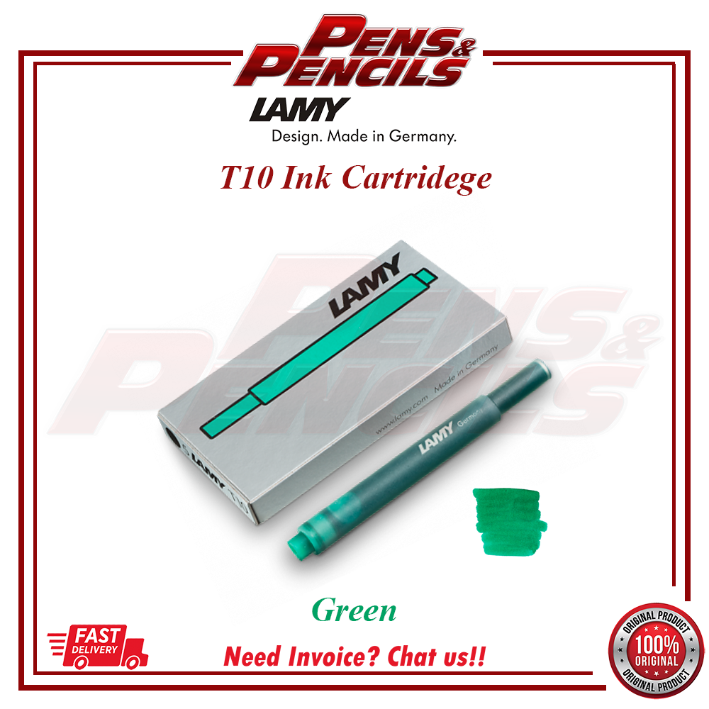 Lamy 1220536 T 10 Ink Cartridges – Blue (pack Of 10 X Cross