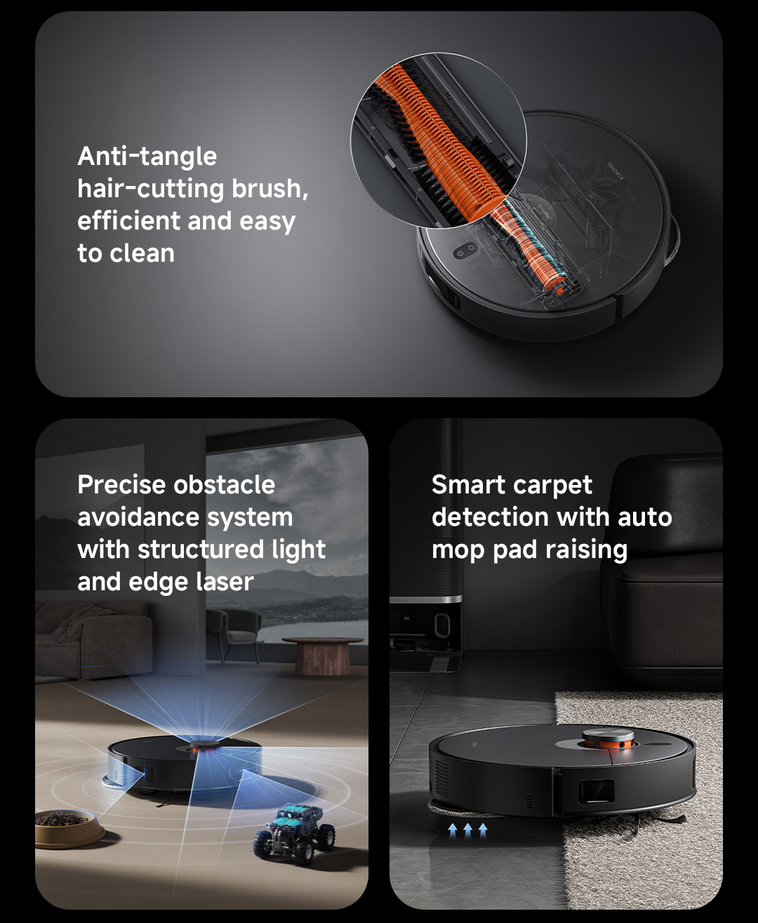 [NEW]Xiaomi Robot Vacuum X20 Max 8000Pa/Extendable mop arm/haircutting