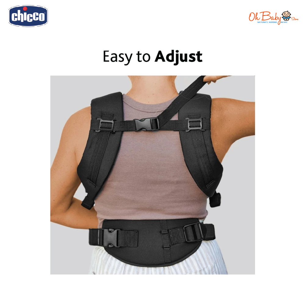Chicco Snug Support Baby Carrier - Black | Shopee Malaysia