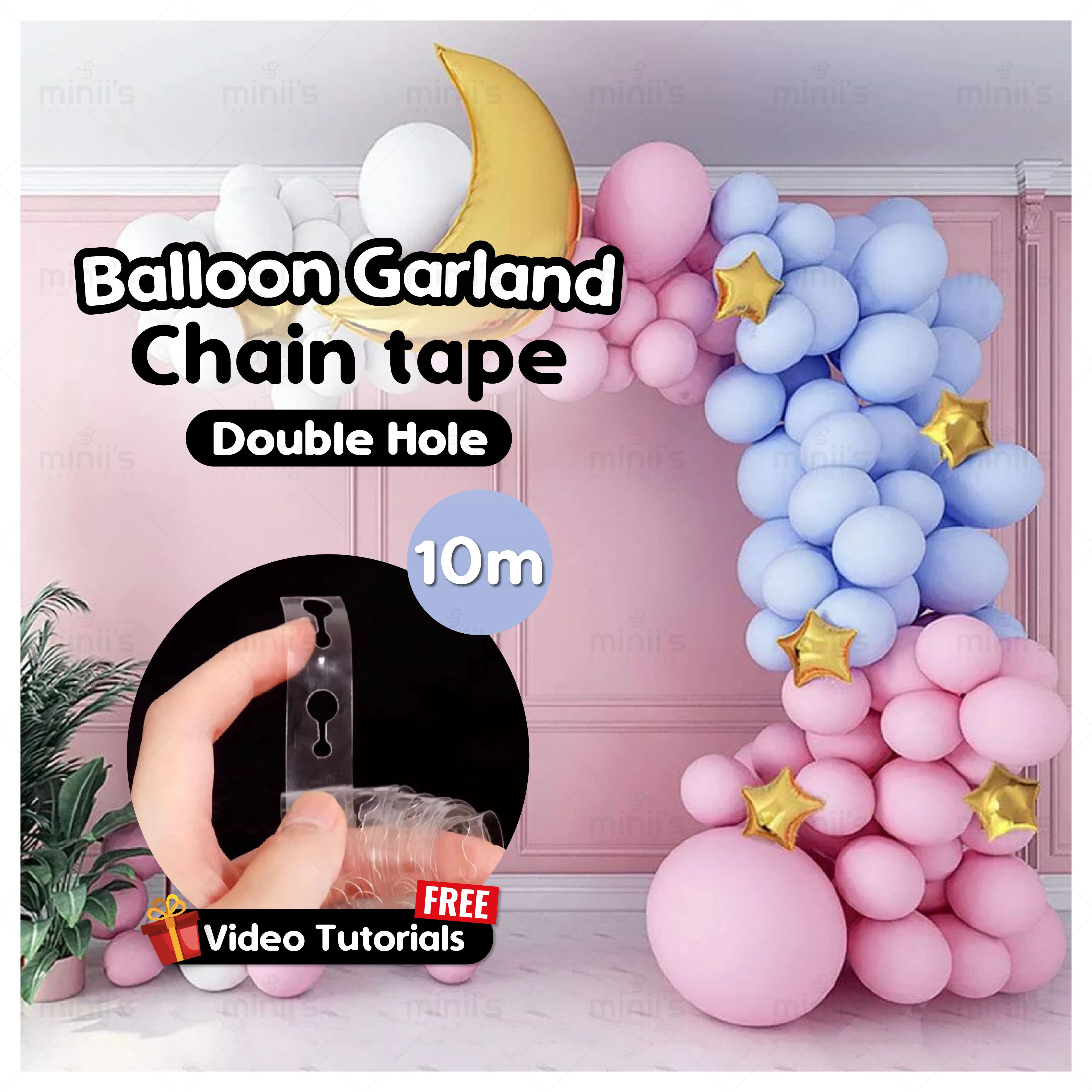 MINIIS 10M Balloon Garland Set Balloon Chain Tape Balloon Accessories ...