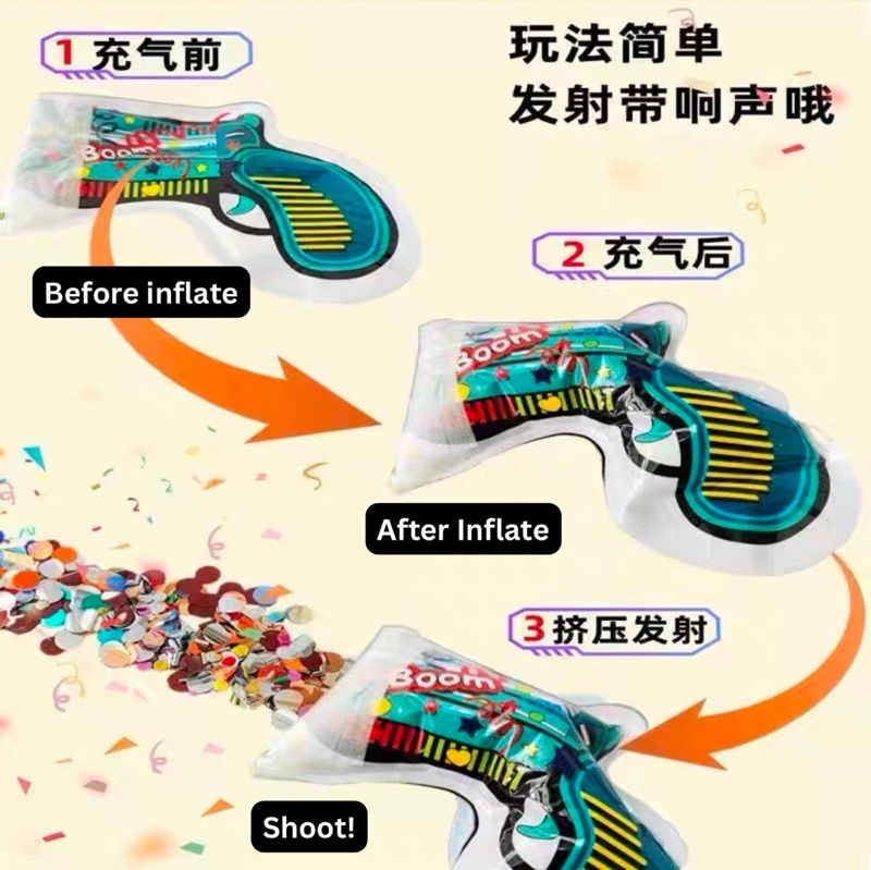Party Confetti Gun Popper Fireworks Gun birthday wedding party ...