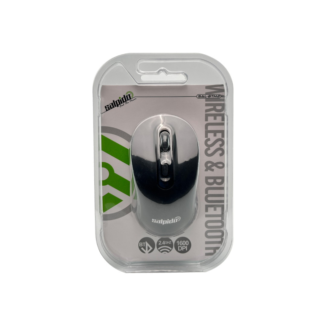 Salpido SAL-BTM2 2.4GHz Wireless & Bluetooth Mouse (Dual Connectivity ...