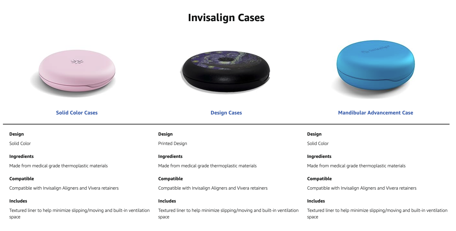 GENUINE Invisalign Aligner Retainer Case l INVISALIGN Aligner ...