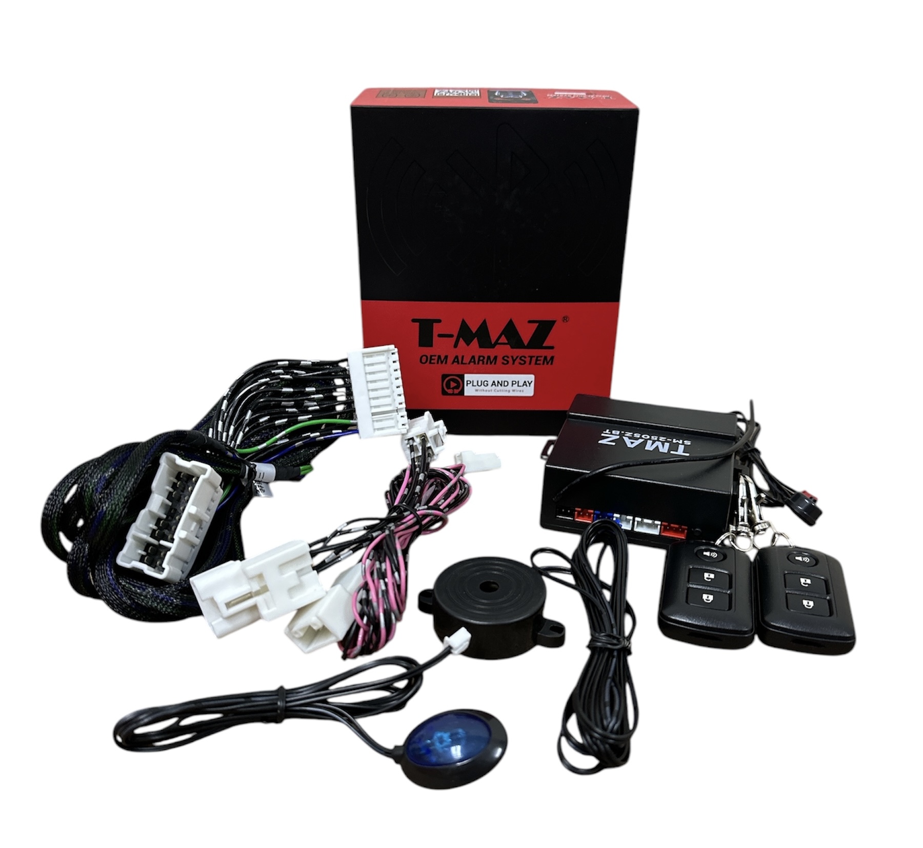 (WITH BLUETOOTH) OEM PLUG N PLAY CAR ALARM FOR TOYOTA VIGO VIOS ALTIS ...