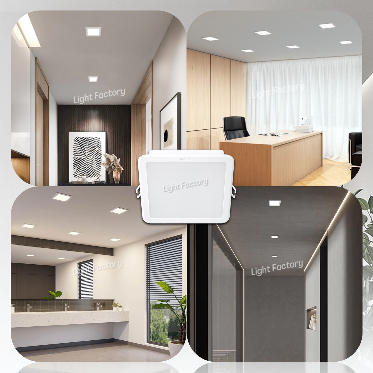 [SET 10pcs] PHILIPS MESON 3 Colour LED Recessed Downlight 4