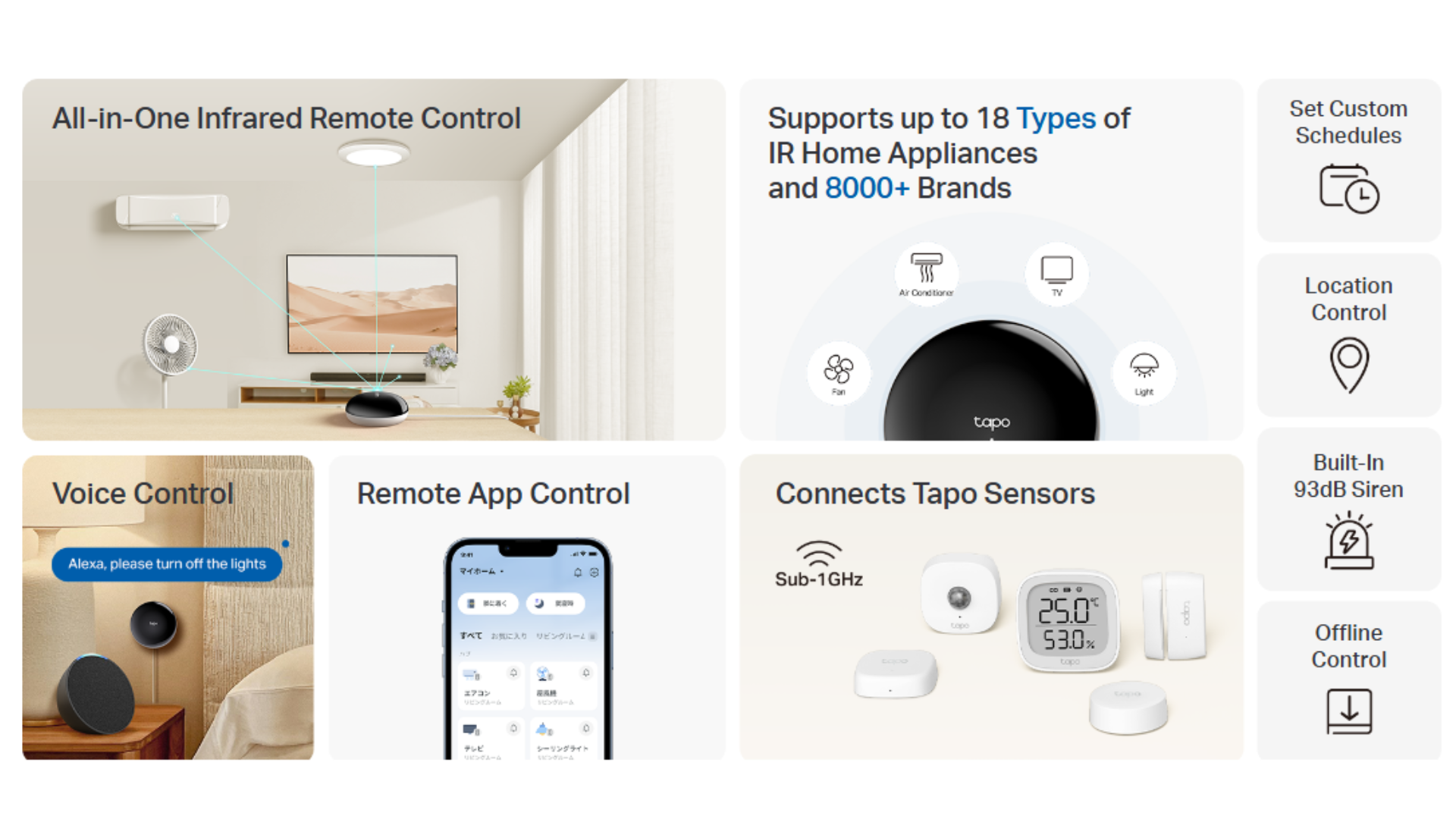 TP-LINK Tplink Smart Home IoT & IR Hub Link Tapo Sensor Home Appliance ...