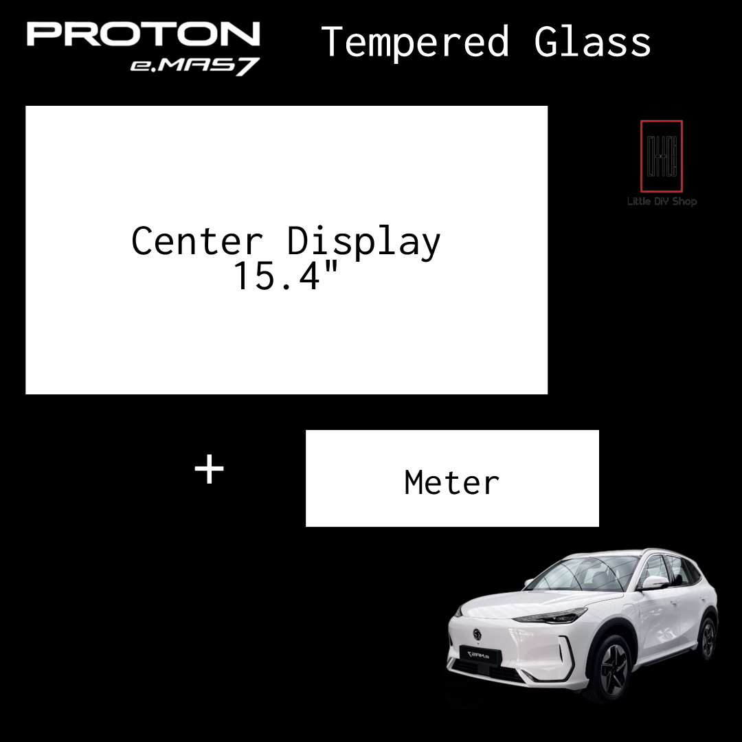 New Proton eMas 7 Tempered Glass Center Display Head Unit and Meter ...