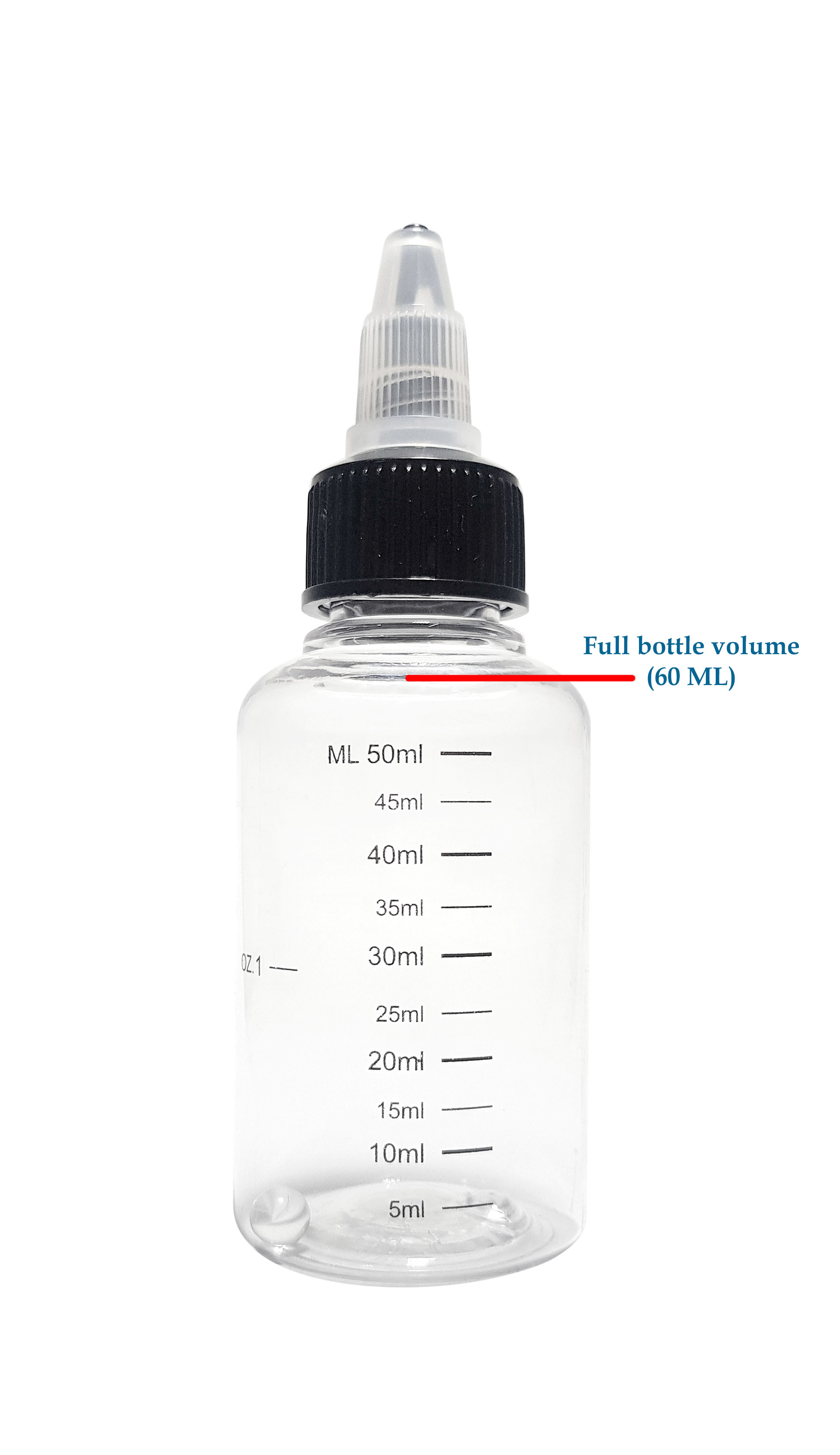 Empty Bottle Dropper with Sharp Measuring Scale - PET Material [Pointed ...