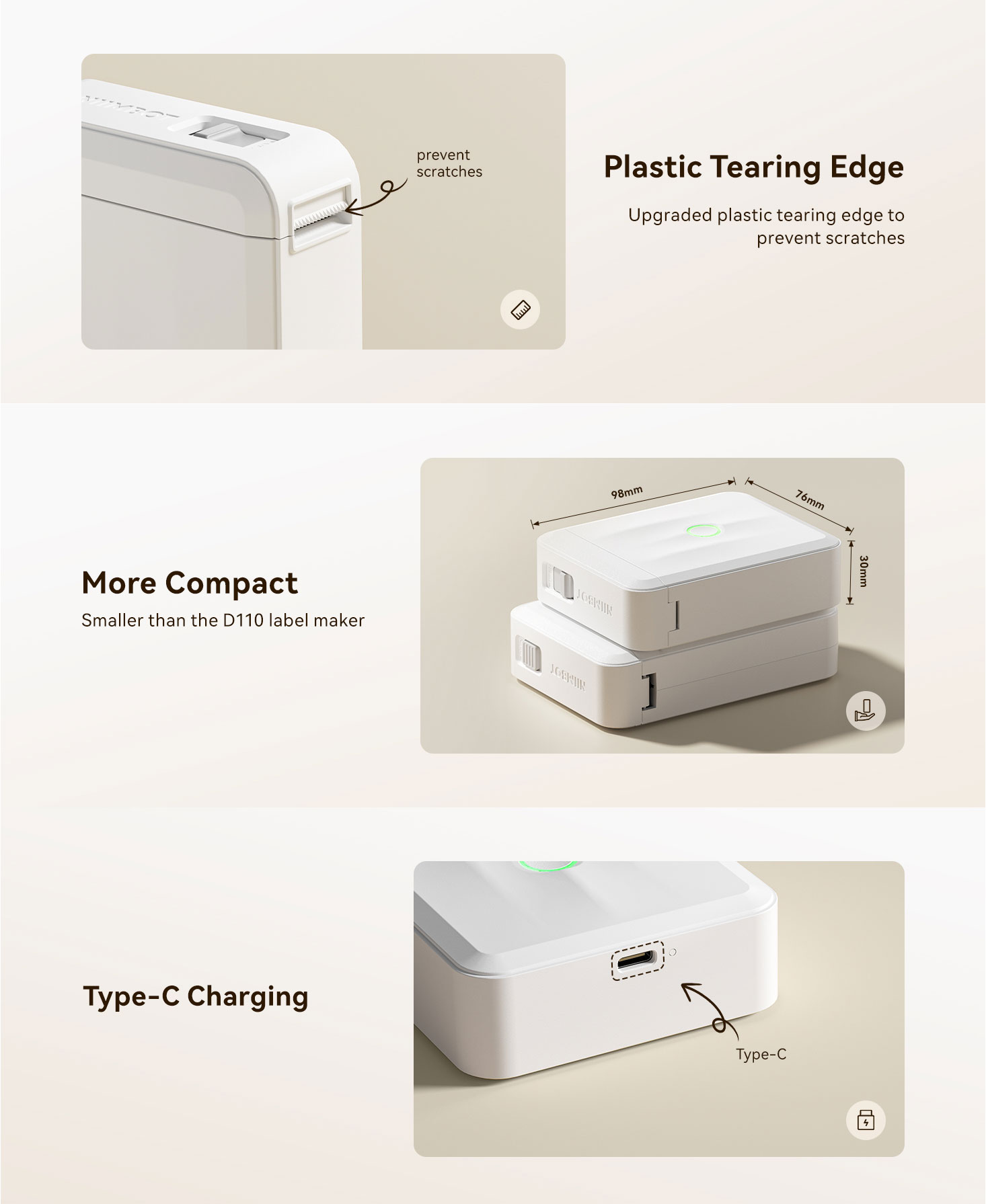 NIIMBOT D110_M Thermal label printer portable smart label machine with ...