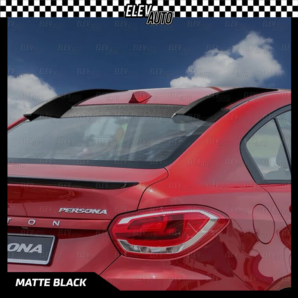 Proton Persona VVT 2016 - 2025 Rear Top Roof Spoiler Carbon Matte Black ...