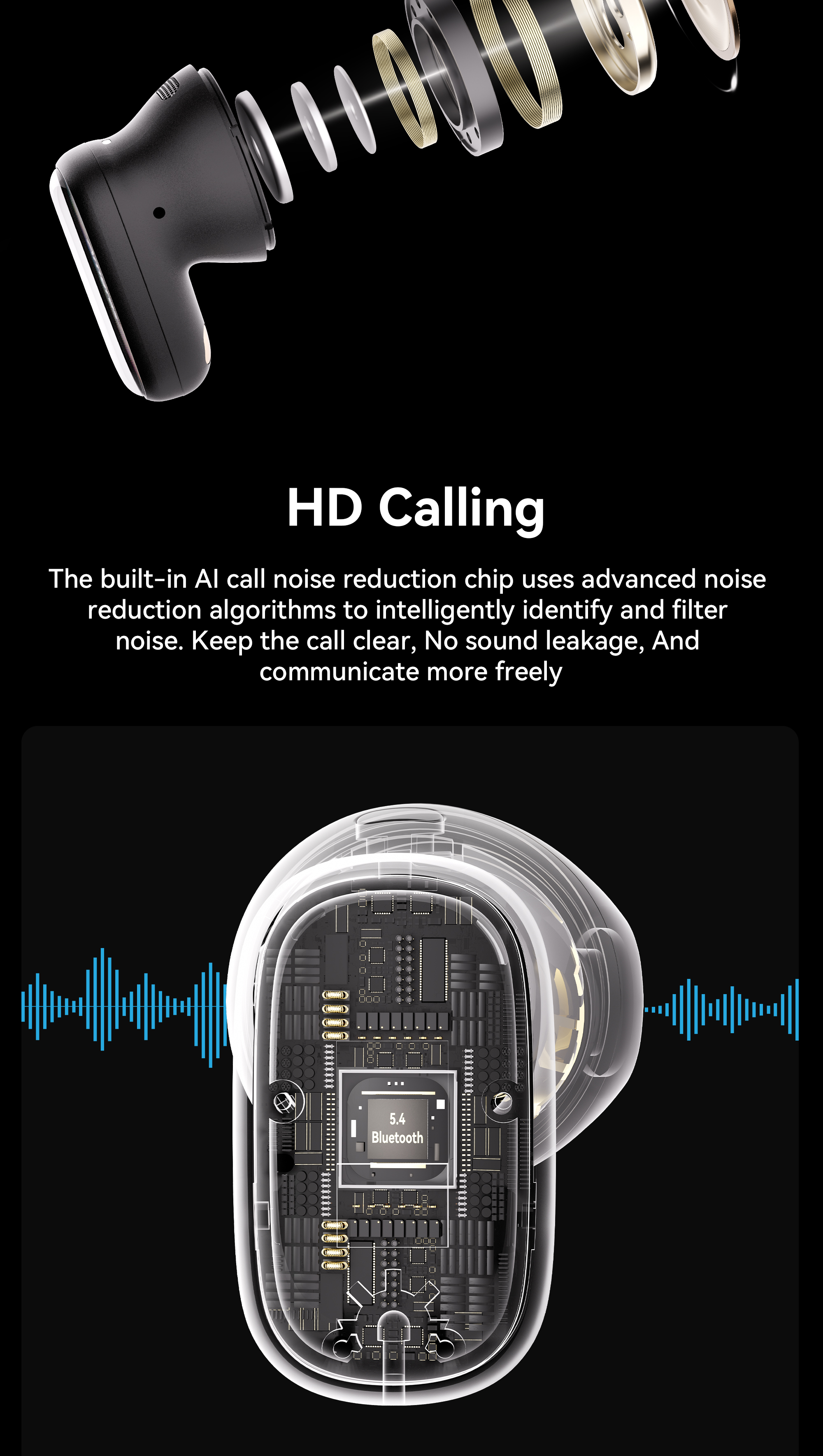 Amgras Spirit Pro2 Wireless Earbuds Mini Short Handle Bluetooth ...