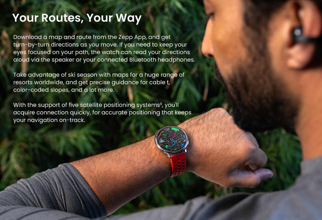 Amazfit Active 2 Round Smart Watch 44mm, GPS Maps with Direction ...
