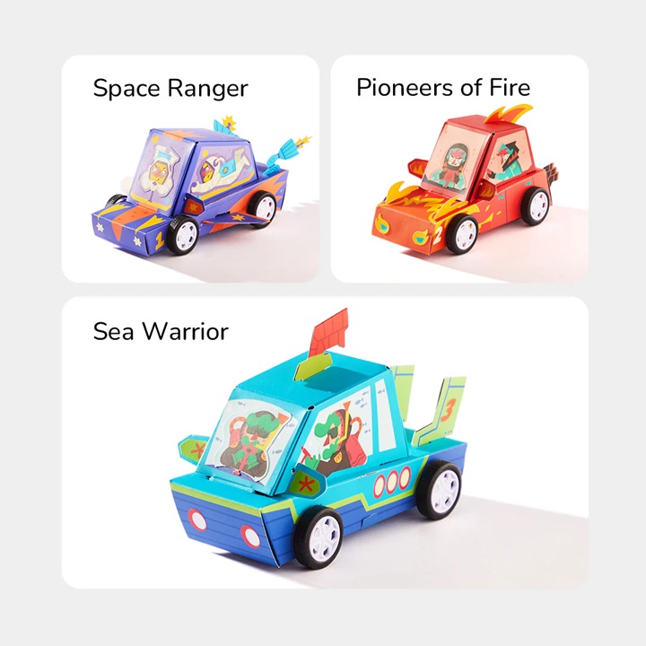 Mideer Paper Craft Workshop - 4 themes available(Dream Racer/Windmill ...
