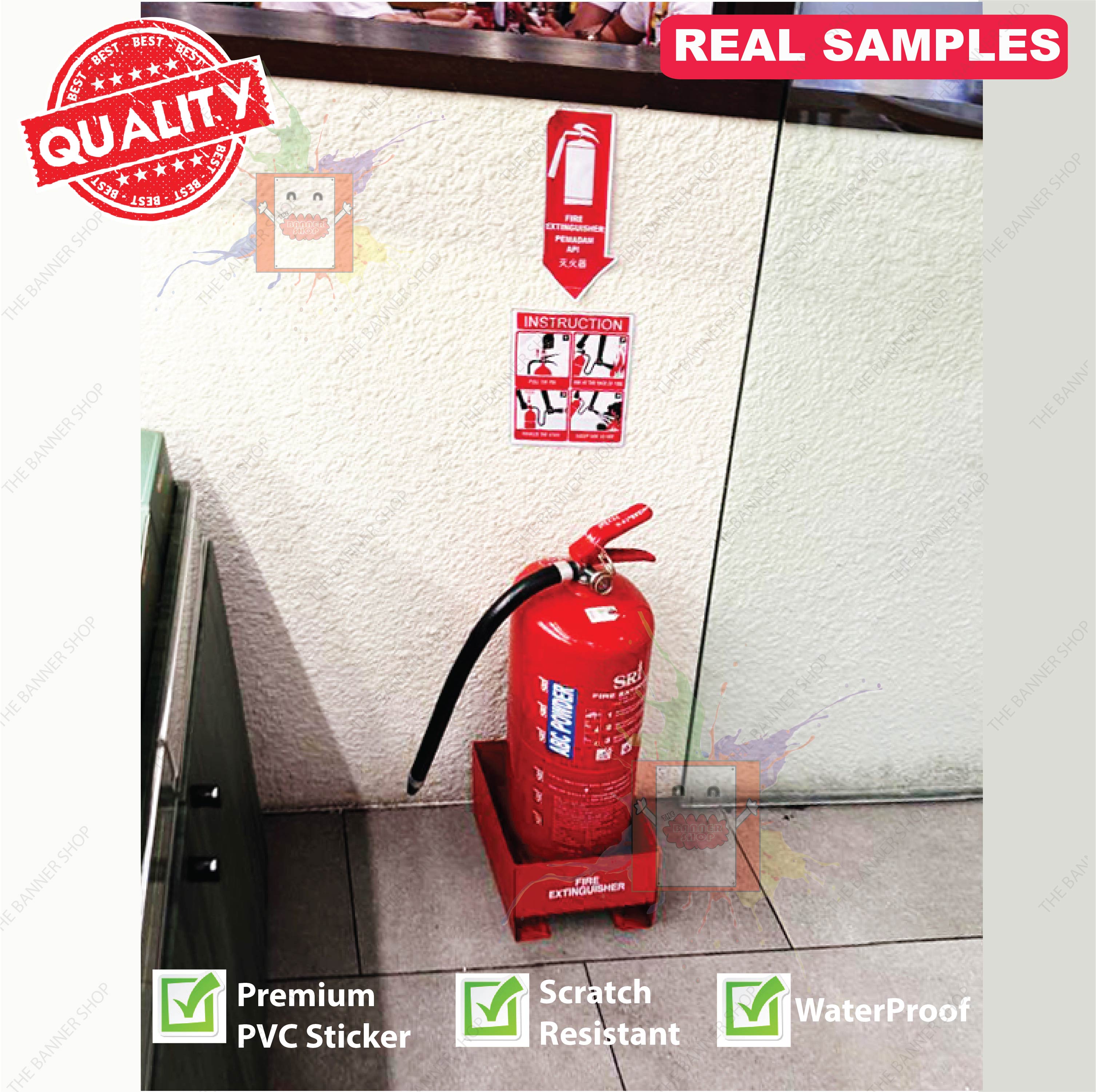 Fire Hose / Fire Extinguisher PVC Sticker | Shopee Malaysia