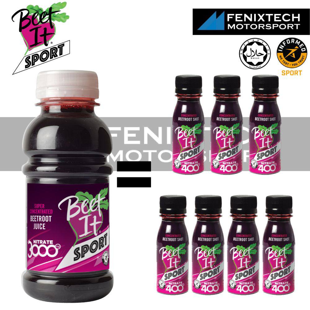 BEET IT Sport Nitrate 400mg BeetRoot Shot 70ml/ Regen Cherry 400mg 70ml ...