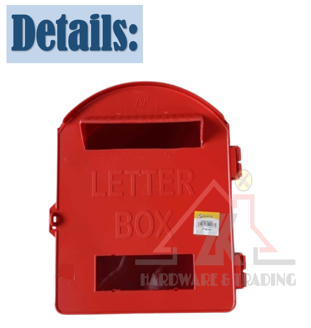 Letter Box Plastic Pos Box Pvc Mail Box Outdoor | Pos Peti Surat ...