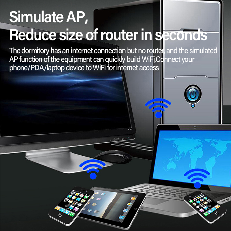 WiFi Adapter 1300Mbps Wireless Card 5G External Antenna Wireless Card ...