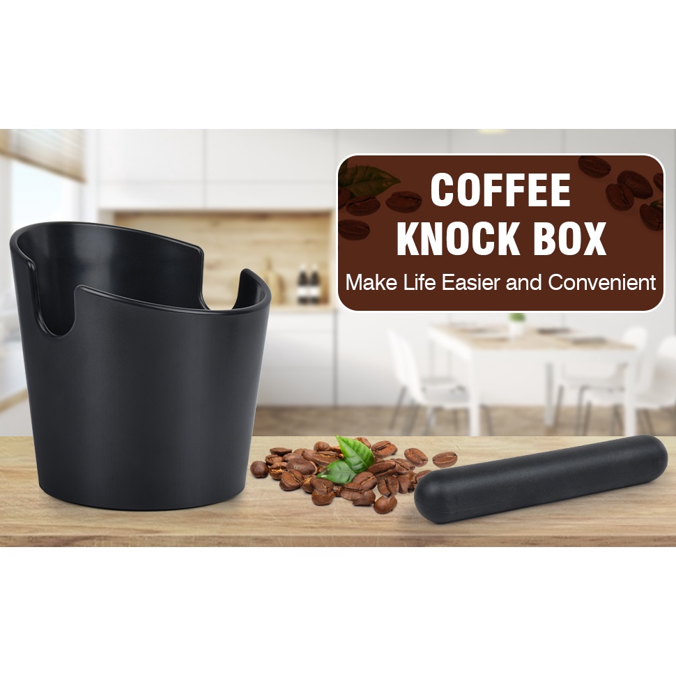 🎁 Coffee Knock Box Coffee Grounds Collector Durable Sturdy Compact Anti ...